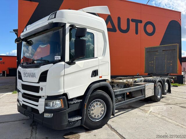 Konttikuljetukset Scania P 500 6x2*4 9 TON FRONT AXLE / RETARDER