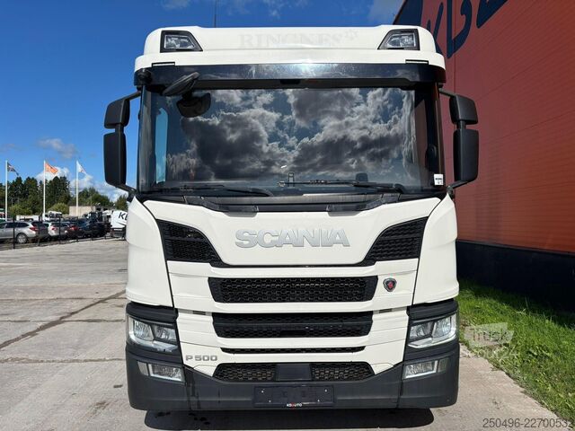 Konttikuljetukset Scania P 500 6x2*4 9 TON FRONT AXLE / RETARDER