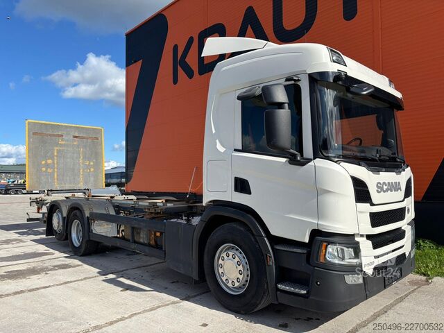 Konttikuljetukset Scania P 500 6x2*4 9 TON FRONT AXLE / RETARDER