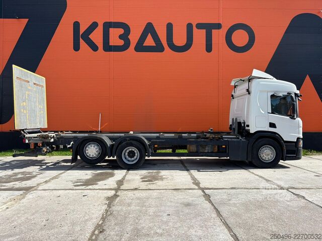 Konttikuljetukset Scania P 500 6x2*4 9 TON FRONT AXLE / RETARDER