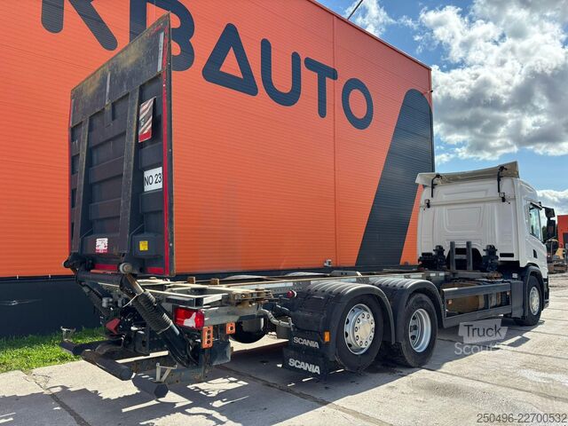 Konttikuljetukset Scania P 500 6x2*4 9 TON FRONT AXLE / RETARDER