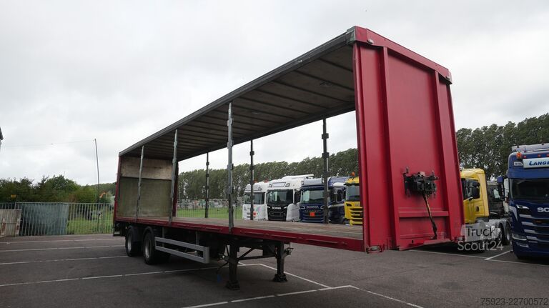 Yükleme platformu Pacton 2 axle open trailer no curtain