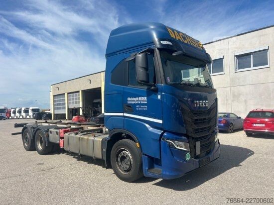 Kamion z zamenljivo nadgradnjo IVECO S-WAY 460, AS260SY/FP BDF,   WECHSELFAHRGESTELL, INTADER, E6