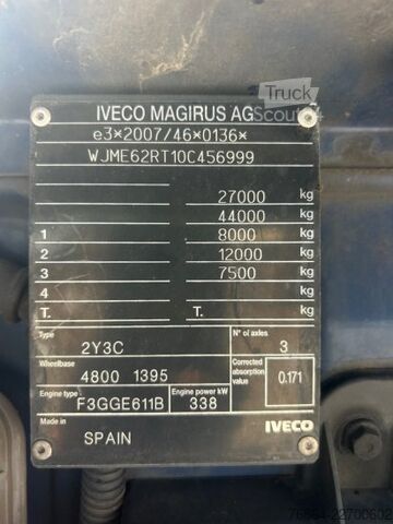 Kamion z zamenljivo nadgradnjo IVECO S-WAY 460, AS260SY/FP BDF,   WECHSELFAHRGESTELL, INTADER, E6