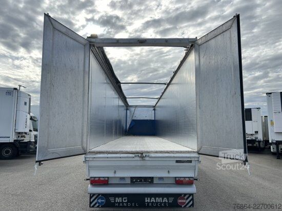 Polpriklopnik s premičnim dnom KNAPEN K600 SCHUBBODEN, SEITENTüREN , 87M³, LIFTACHSE, ALU-FELGEN,