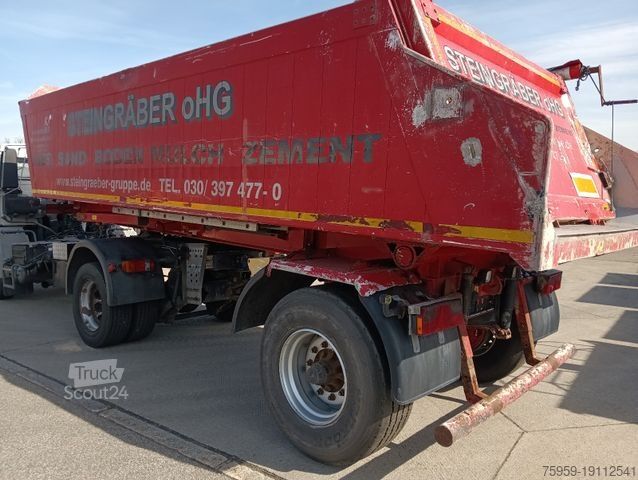 Kippers oplegger  PRIMETZHOFER 1-A Lenksattel AluKippmu 4,25t 17m3