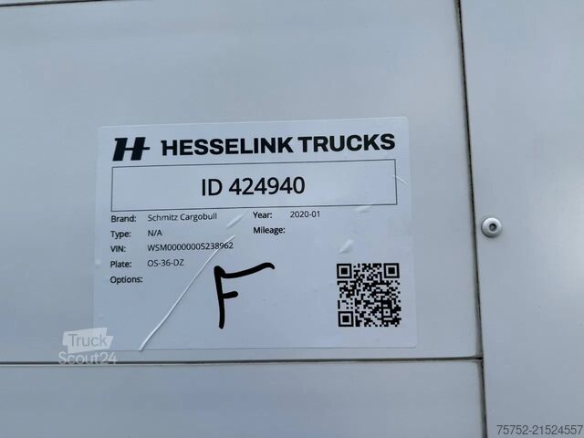 Suitcase Schmitz Cargobull SCB*S2 Palletkist 2500KG LBW APK/TUV 01-2027