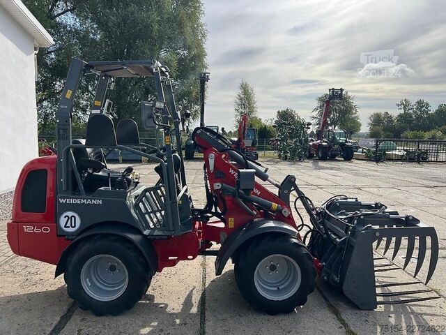 Tracteur de cour Weidemann 1260 EPS-Klappdach / ECS