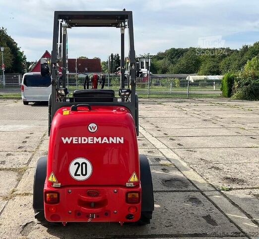 Tracteur de cour Weidemann 1260 EPS-Klappdach / ECS