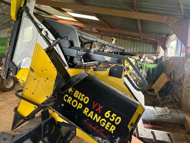 Комбайн для збирання врожаю Case IH 2388 + Biso VX 650