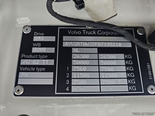 Обем SZM Volvo FH 420 6x2*4 / STEERING AXLE / HYDRAULIC