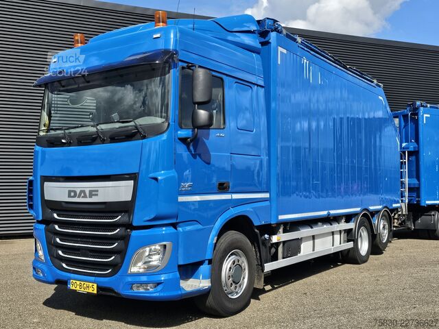 Kranwagen DAF XF 440 6x2 / PENZ CRANE - KRAN + TIPPER TRAILER