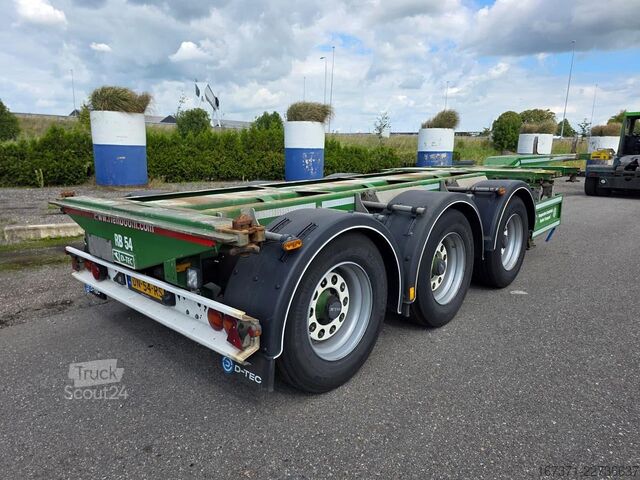 Preprava kontajnerov D-TEC FLEXITRAILER/ALL CONNECTIONS/3 X EXTENDIBLE/486...