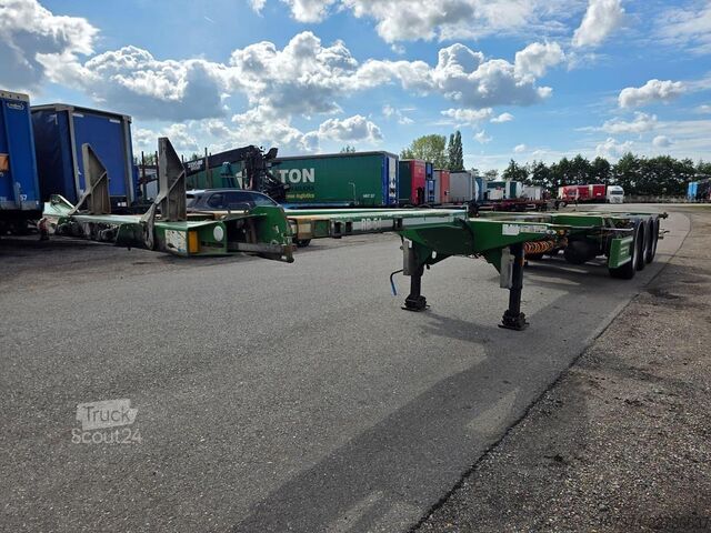 Preprava kontajnerov D-TEC FLEXITRAILER/ALL CONNECTIONS/3 X EXTENDIBLE/486...