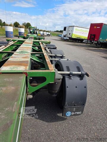 Preprava kontajnerov D-TEC FLEXITRAILER/ALL CONNECTIONS/3 X EXTENDIBLE/486...