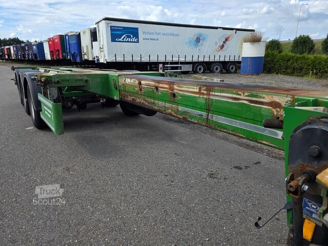 Preprava kontajnerov D-TEC FLEXITRAILER/ALL CONNECTIONS/3 X EXTENDIBLE/486...