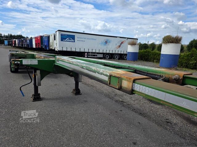 Preprava kontajnerov D-TEC FLEXITRAILER/ALL CONNECTIONS/3 X EXTENDIBLE/486...