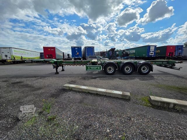 Preprava kontajnerov D-TEC FLEXITRAILER/ALL CONNECTIONS/3 X EXTENDIBLE/486...