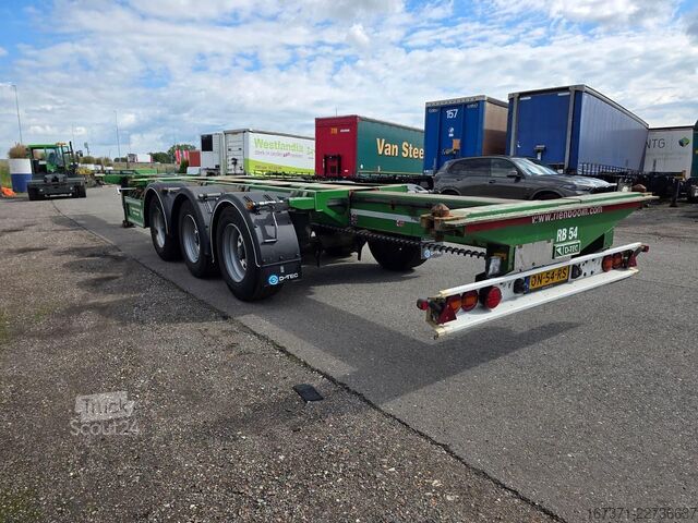 Preprava kontajnerov D-TEC FLEXITRAILER/ALL CONNECTIONS/3 X EXTENDIBLE/486...