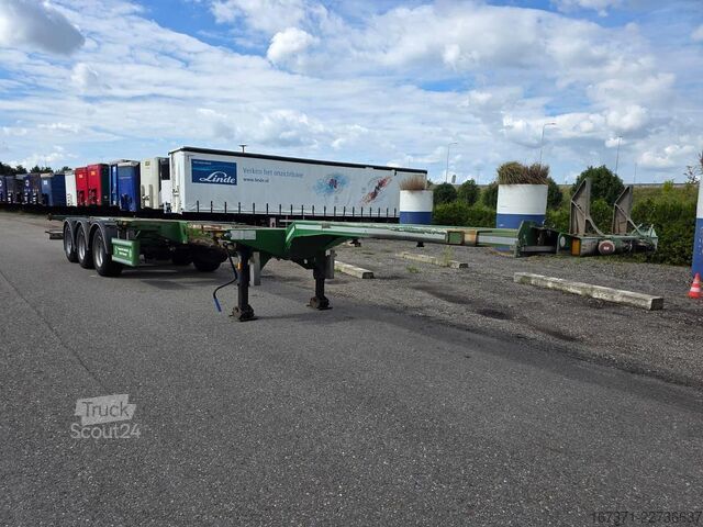 Preprava kontajnerov D-TEC FLEXITRAILER/ALL CONNECTIONS/3 X EXTENDIBLE/486...