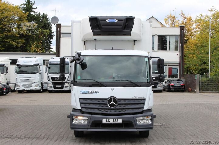 Camion refrigerato Mercedes-Benz Atego 1221 E6 Carrier Multi-Temp Strom Türen+LBW