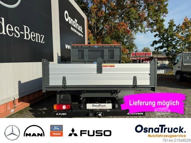 Furgone ribaltabile FUSO 3C15 Hinterkipper+Box Klima,AHK 3,5t,Diff.-Sp.