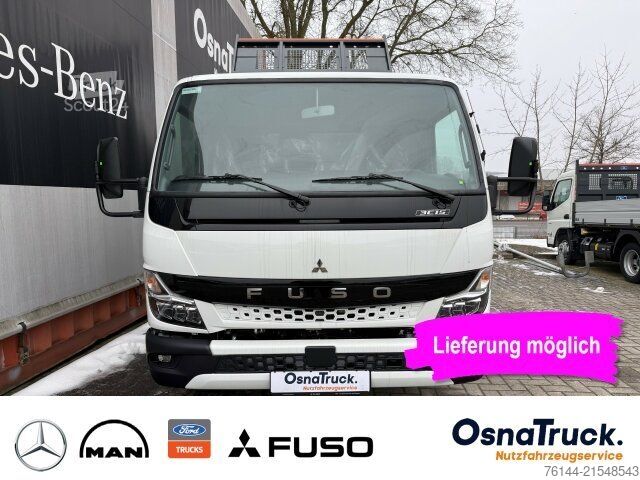 Furgone ribaltabile MITSUBISHI 3C15 Hinterkipper + Box Klima,AHK 3,5t,Diff.-Sp.