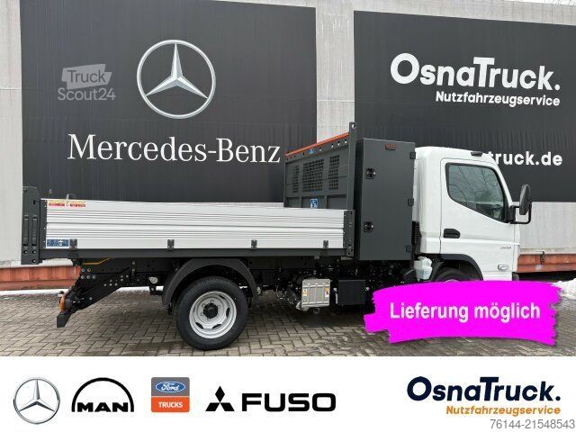 Furgone ribaltabile MITSUBISHI 3C15 Hinterkipper + Box Klima,AHK 3,5t,Diff.-Sp.