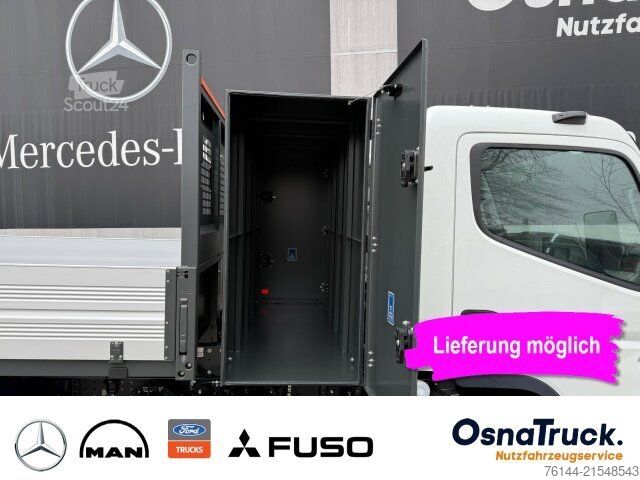 Furgone ribaltabile MITSUBISHI 3C15 Hinterkipper + Box Klima,AHK 3,5t,Diff.-Sp.