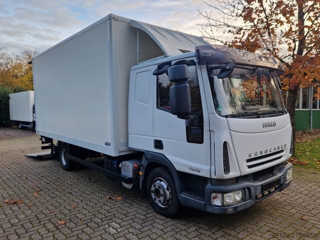 Dėžinis furgonas IVECO 75E18 Gr. Fahrerhaus kurzer Koffer LBW *119tkm *