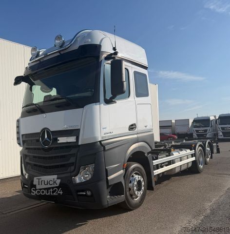 Swap body truck MERCEDES-BENZ 2540 L Actros 6x2 Fahrschule 5-Sitzer Liftachse