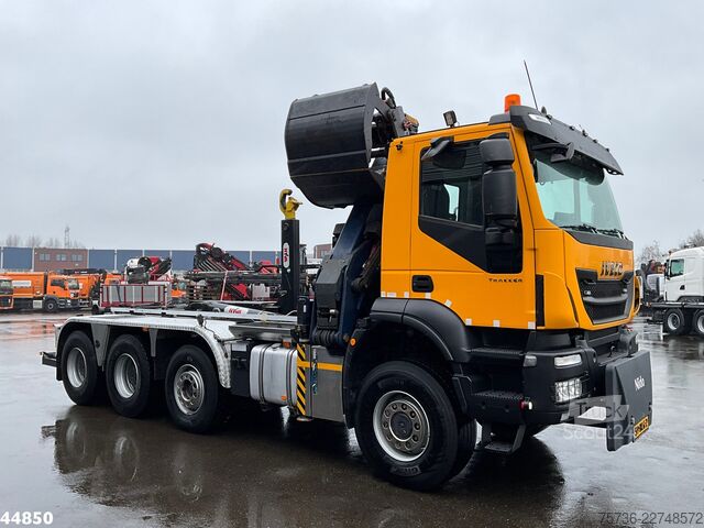 Sistema a braccio con gancio Iveco Trakker AD380T41W 8x6 Euro 6 HMF 19 Tonmeter Z-...