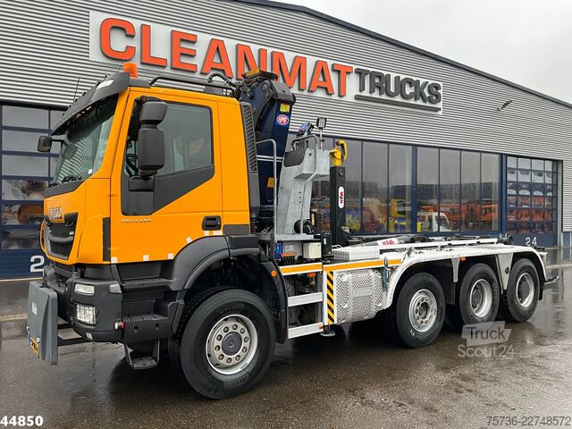 Sistema a braccio con gancio Iveco Trakker AD380T41W 8x6 Euro 6 HMF 19 Tonmeter Z-...