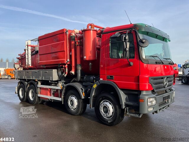 Veicolo di aspirazione Mercedes-Benz Actros 4141 8x4 Kroll Saug/Spul aufbau