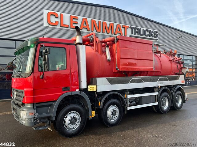Veicolo di aspirazione Mercedes-Benz Actros 4141 8x4 Kroll Saug/Spul aufbau