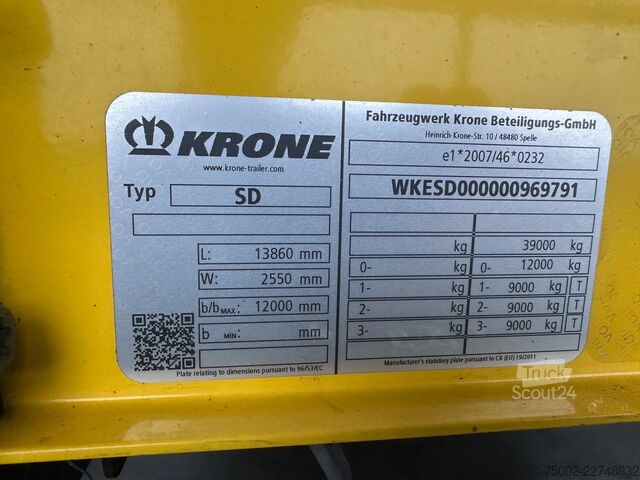 Presenninger, der kan skubbes Krone RSAB-system (anti-snow) / discbrakes / liftaxle...
