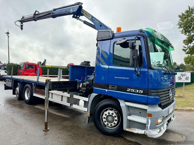 Jeřábové vozidlo Mercedes-Benz ACTROS 2535 6x2 + CRANE PALFINGER PK15002 (5/6F...