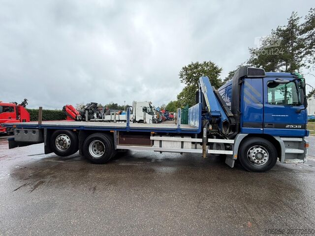 Jeřábové vozidlo Mercedes-Benz ACTROS 2535 6x2 + CRANE PALFINGER PK15002 (5/6F...