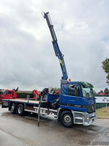 Jeřábové vozidlo Mercedes-Benz ACTROS 2535 6x2 + CRANE PALFINGER PK15002 (5/6F...