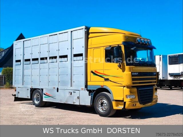 Nákladní vůz pro přepravu dobytka DAF XF 410 SC Menke Doppelstock