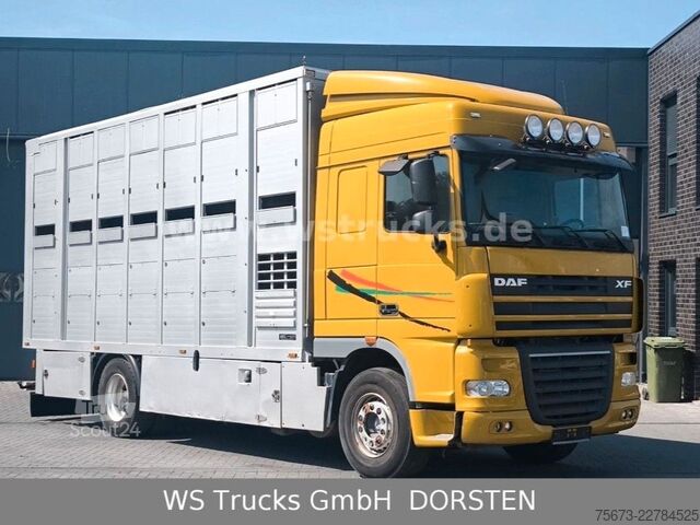 Nákladní vůz pro přepravu dobytka DAF XF 410 SC Menke Doppelstock