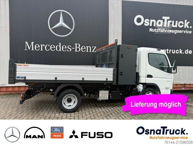 Tipper van MITSUBISHI 3C15 AMT Hinterkipper+Box Automat.,Klima,AHK3,5t