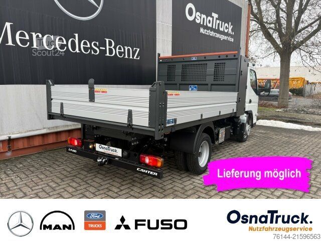 Tipper van MITSUBISHI 3C15 AMT Hinterkipper+Box Automat.,Klima,AHK3,5t