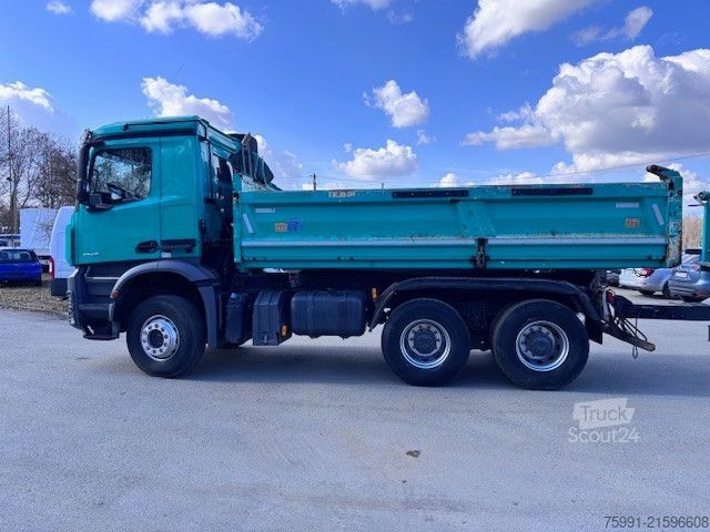 Three-sided tipper truck MERCEDES-BENZ Arocs 3345 6x4  Meiller 3 Seitenkipper Bordmatic
