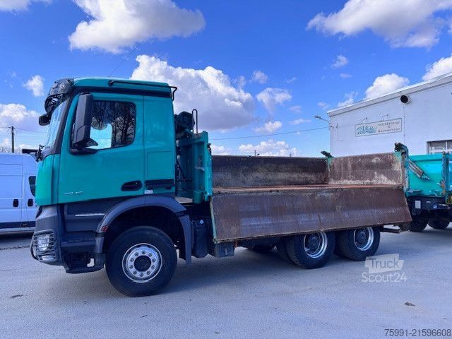 Three-sided tipper truck MERCEDES-BENZ Arocs 3345 6x4  Meiller 3 Seitenkipper Bordmatic