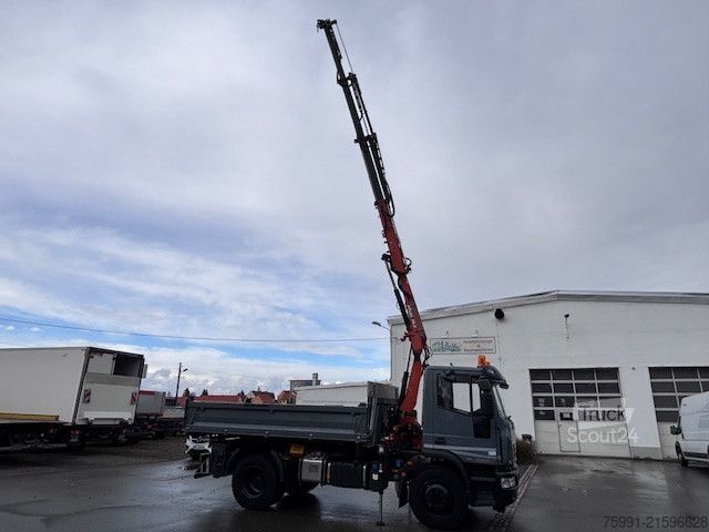 Trójstronna wywrotka IVECO IVECO 150E28 Meiller Dreiseitenkipper Ladekran