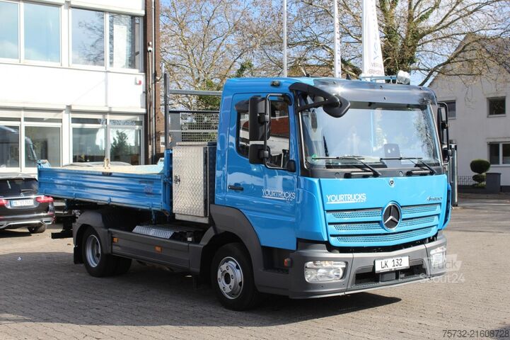 Three-way tipper van Mercedes-Benz Atego  921  Seitenkipper 3-Sitzer AHK ACC