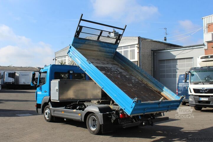 Three-way tipper van Mercedes-Benz Atego  921  Seitenkipper 3-Sitzer AHK ACC