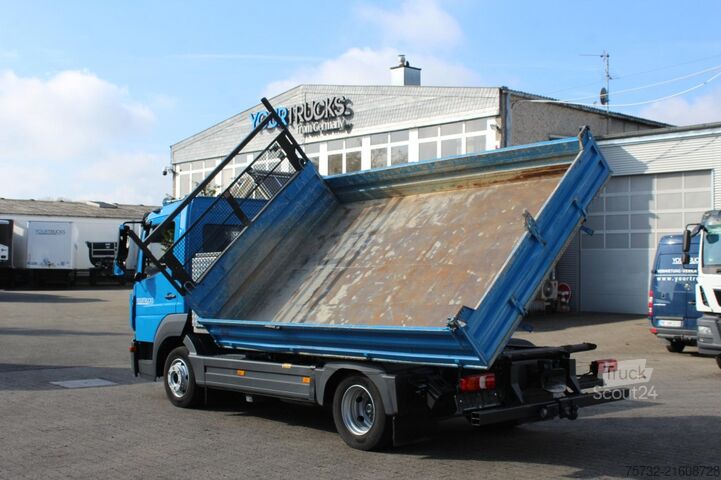 Three-way tipper van Mercedes-Benz Atego  921  Seitenkipper 3-Sitzer AHK ACC