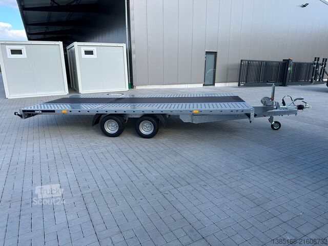 автомобільний автовоз-причіп Martz  2,7t  4,5m mit Seilwinde Auto Anhänger Trailer KFZ Transporter